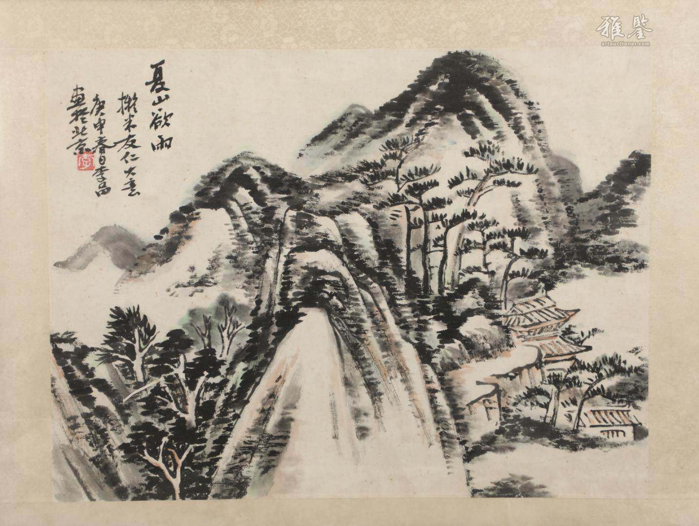 李品 山水圖